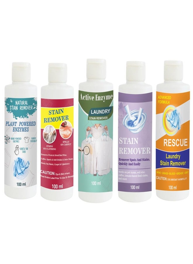 مجموعة مزيلات بقع توفوس، تتضمن مزيل بقع القمصان، الأحمر، الفستق، البنفسجي والبرتقالي | محلول تنظيف متعدد الأسطح للملابس والأقمشة والمفروشات (100 غرام لكل عبوة) - Image 1